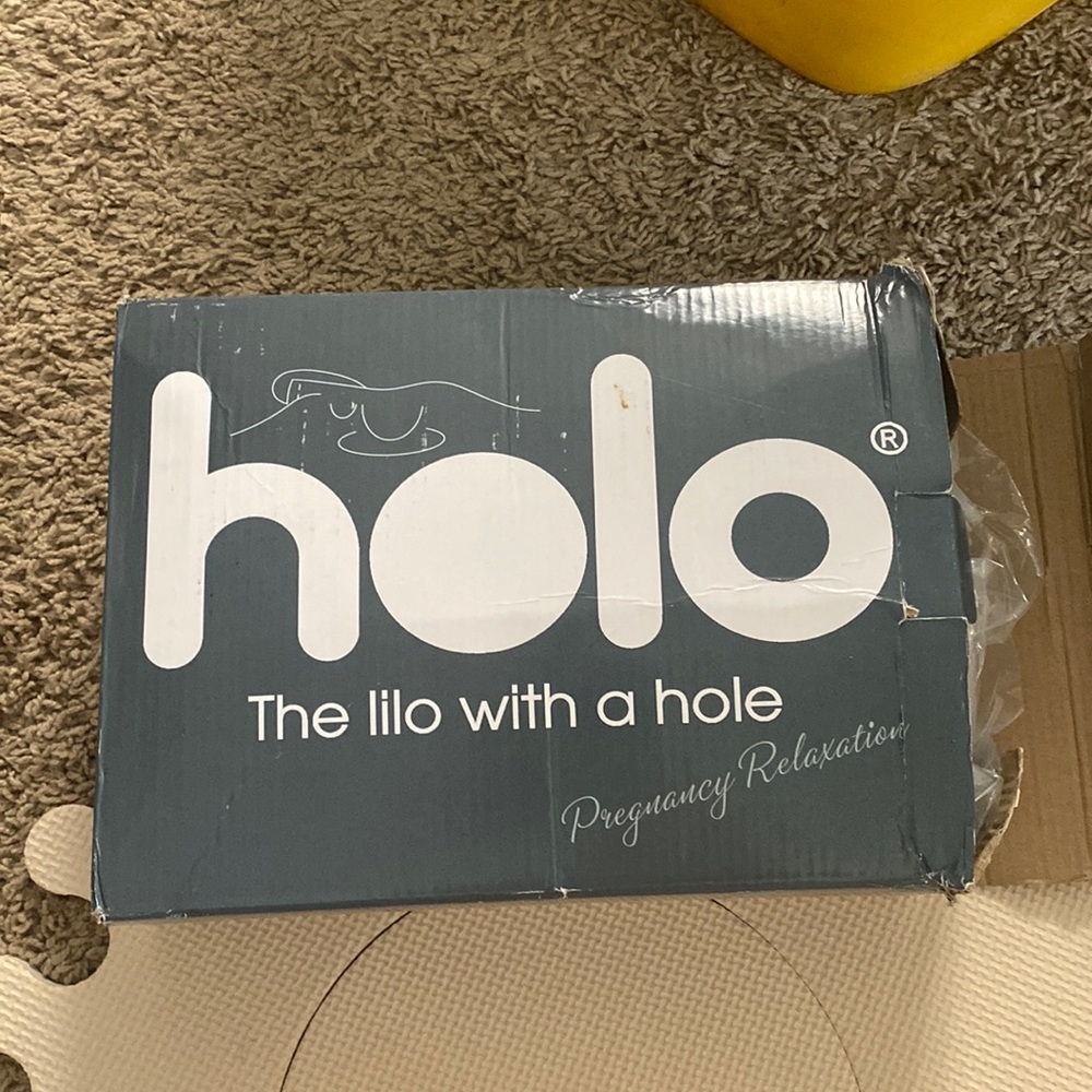 Holo Inflatable Pregnancy Pillow - Grey